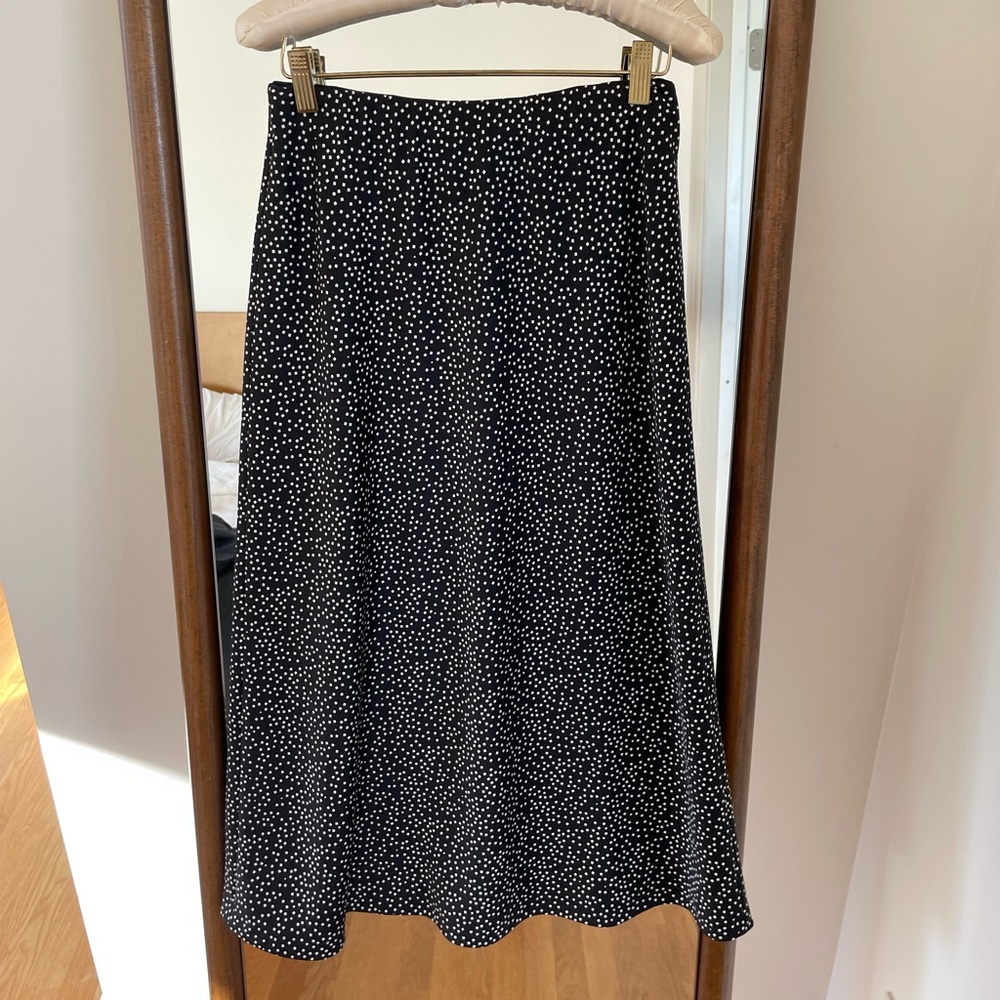 VETTA capsule reversible silk skirt